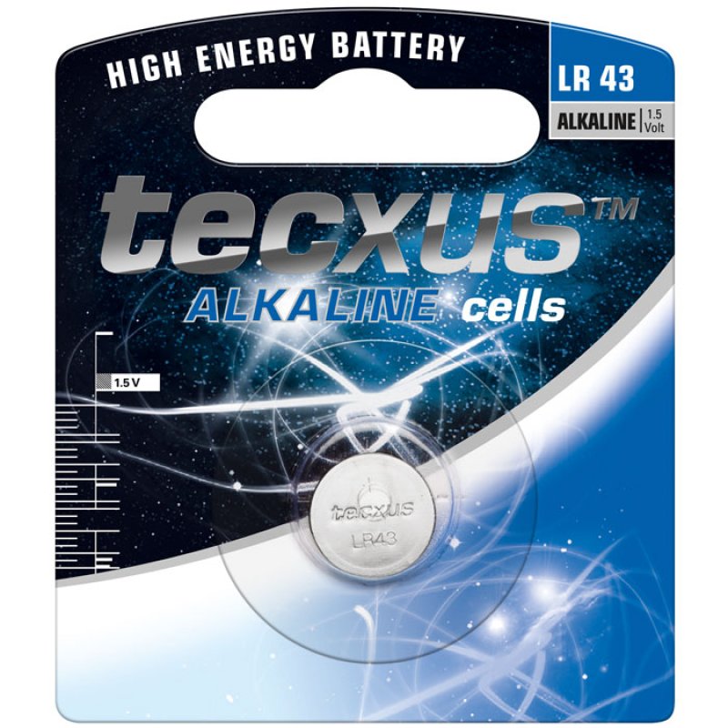 TECXUS 12037-LR-43 Μπαταρία 0012002 TECXUS 12037-LR-43 Μπαταρία 0012002