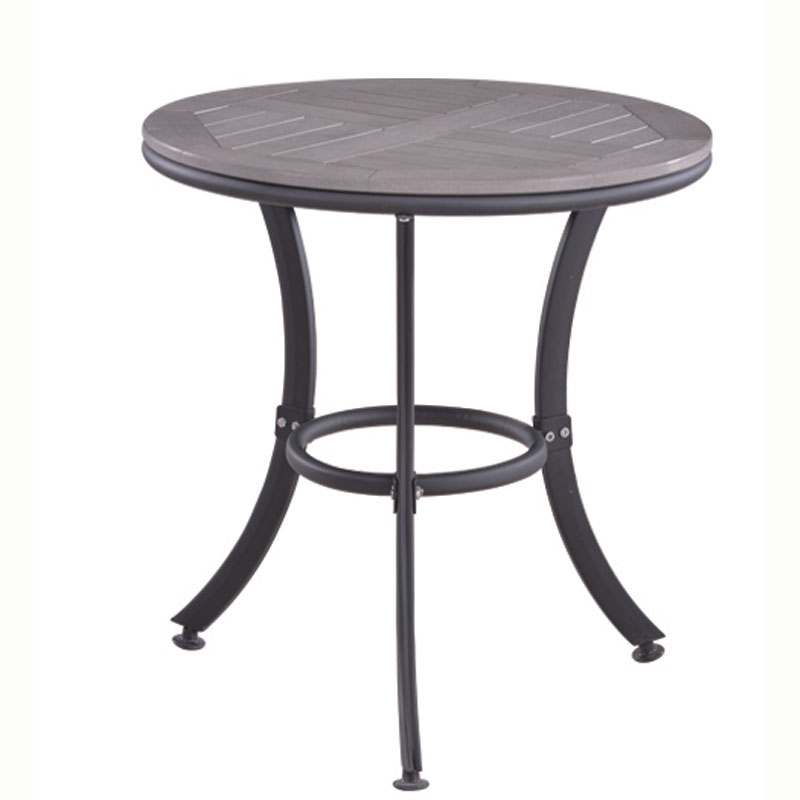 FYLLIANA PΤ-803-1 624-17-004 Τραπέζι Στρογγυλό Polywood Γκρί 60*60*65εκ. FYLLIANA PΤ-803-1 624-17-004 Τραπέζι Στρογγυλό Polywood Γκρί 60*60*65εκ.
