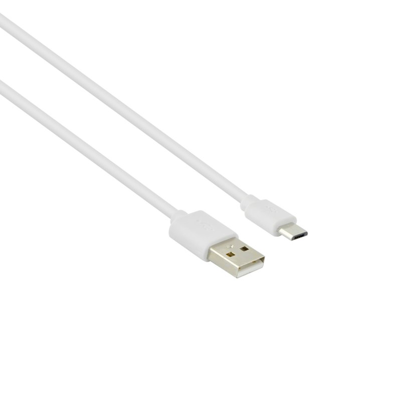 LAMTECH LAM440993 DATACABLE MICRO USB 2m White 0014611 LAMTECH LAM440993 DATACABLE MICRO USB 2m White 0014611