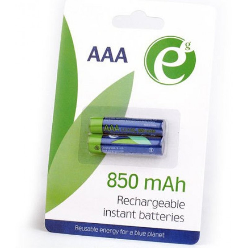 ENERGENIE EG-BA-AAA8R-01 READY TO USE RECHARGEABLE BATTERIES AAA 850MAH 2PCS/PACK 0016726 ENERGENIE EG-BA-AAA8R-01 READY TO USE RECHARGEABLE BATTERIES AAA 850MAH 2PCS/PACK 0016726
