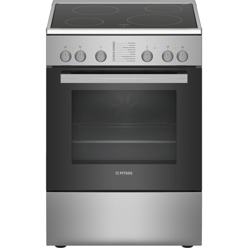 PITSOS PHC009150 Κεραμική Κουζίνα Inox 66lt - Α (Υ x Π x Β): 85 x 60 x 60 cm 0015724 PITSOS PHC009150 Κεραμική Κουζίνα Inox 66lt - Α (Υ x Π x Β): 85 x 60 x 60 cm 0015724