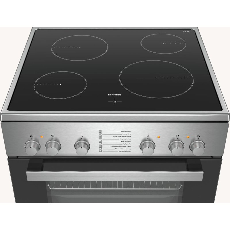 PITSOS PHC009150 Κεραμική Κουζίνα Inox 66lt - Α (Υ x Π x Β): 85 x 60 x 60 cm 0015724 PITSOS PHC009150 Κεραμική Κουζίνα Inox 66lt - Α (Υ x Π x Β): 85 x 60 x 60 cm 0015724