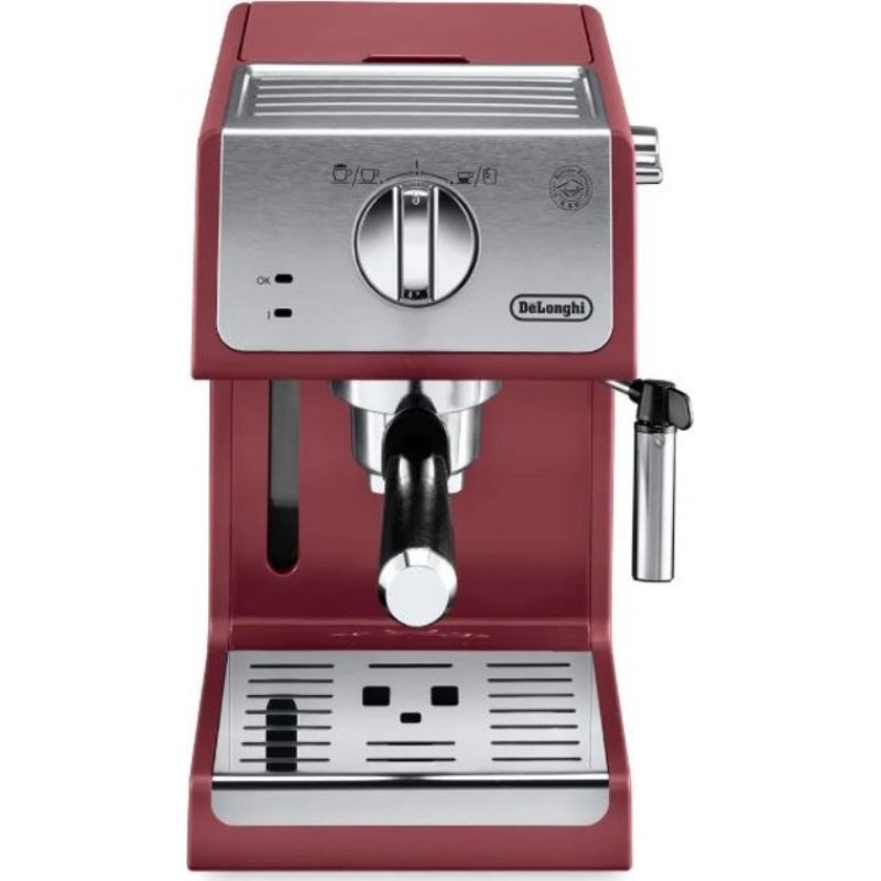 DELONGHI ECP33.21.R Μηχανή Espresso 15 bar - 1100 W Κόκκινη - Αποκλειστικό μοντέλο 0017272 DELONGHI ECP33.21.R Μηχανή Espresso 15 bar - 1100 W Κόκκινη - Αποκλειστικό μοντέλο 0017272