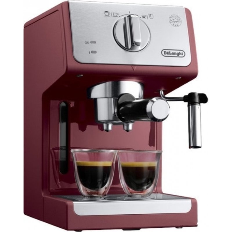DELONGHI ECP33.21.R Μηχανή Espresso 15 bar - 1100 W Κόκκινη - Αποκλειστικό μοντέλο 0017272 DELONGHI ECP33.21.R Μηχανή Espresso 15 bar - 1100 W Κόκκινη - Αποκλειστικό μοντέλο 0017272