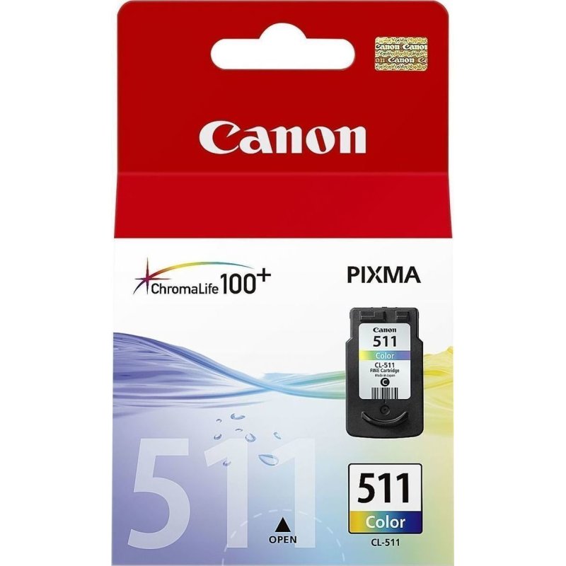 CANON CL-511 (2972B001) Colour Μελάνι Εκτυπωτή 500973 CANON CL-511 (2972B001) Colour Μελάνι Εκτυπωτή 500973