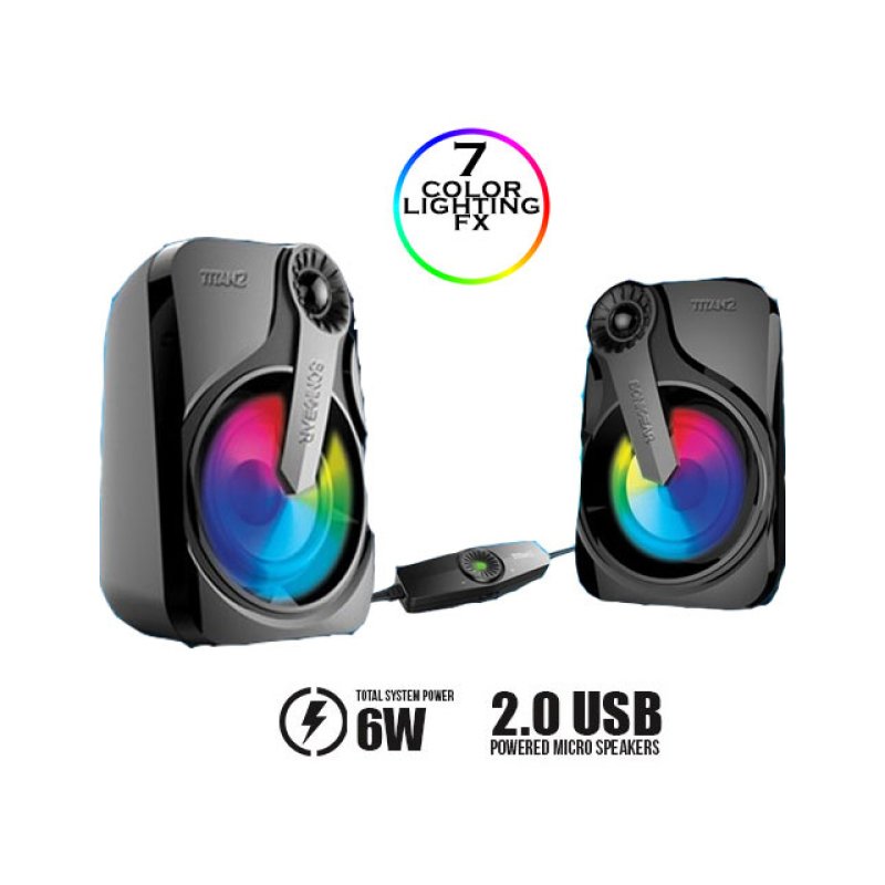 SONIC GEAR TITAN2 USB 2.0 Speaker System With Huge Bass 0017505 SONIC GEAR TITAN2 USB 2.0 Speaker System With Huge Bass 0017505