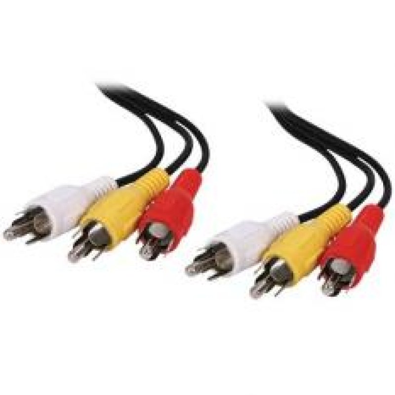 HQ HQB-004/2,5 Καλώδιο 3 x RCA Aρσ - 3 x RCA Aρσ 220222 HQ HQB-004/2,5 Καλώδιο 3 x RCA Aρσ - 3 x RCA Aρσ 220222