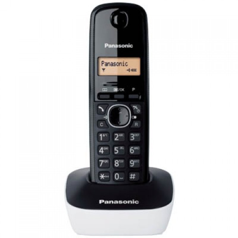 PANASONIC KX-TG1611GRW Ψηφιακό Ασύρματο Τηλέφωνο Λευκό 230086 PANASONIC KX-TG1611GRW Ψηφιακό Ασύρματο Τηλέφωνο Λευκό 230086