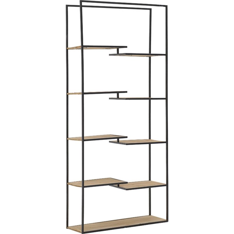 INART 3-50-396-0026 Ραφιέρα Μεταλλική/Ξύλινη Natural /Μαύρη 60χ20χ120 INART 3-50-396-0026 Ραφιέρα Μεταλλική/Ξύλινη Natural /Μαύρη 60χ20χ120