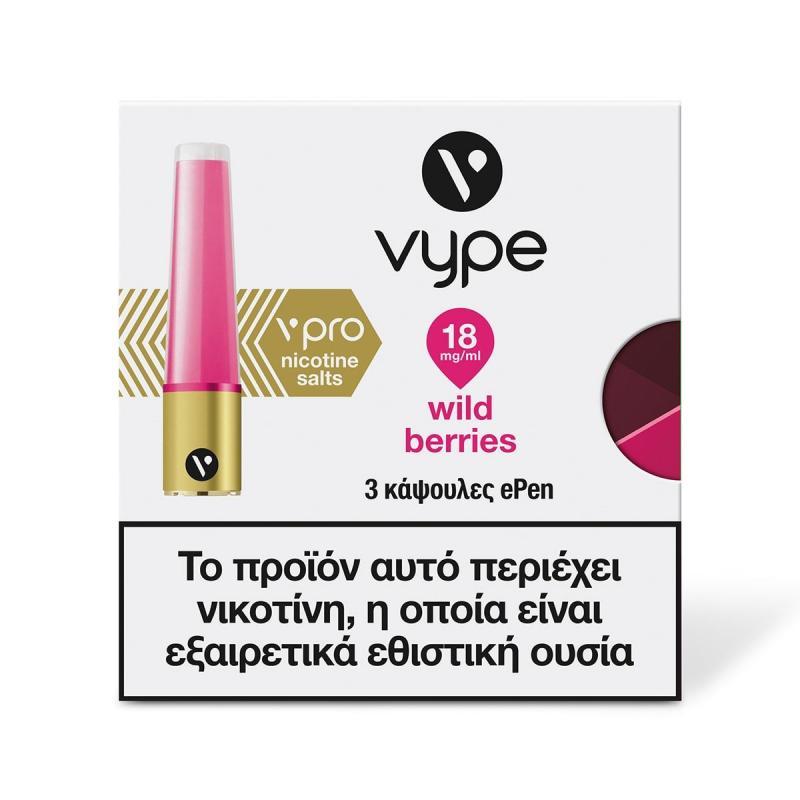 NOBACCO VYPE ePEN VPRO Wild Berries 18mg 0016904 NOBACCO VYPE ePEN VPRO Wild Berries 18mg 0016904